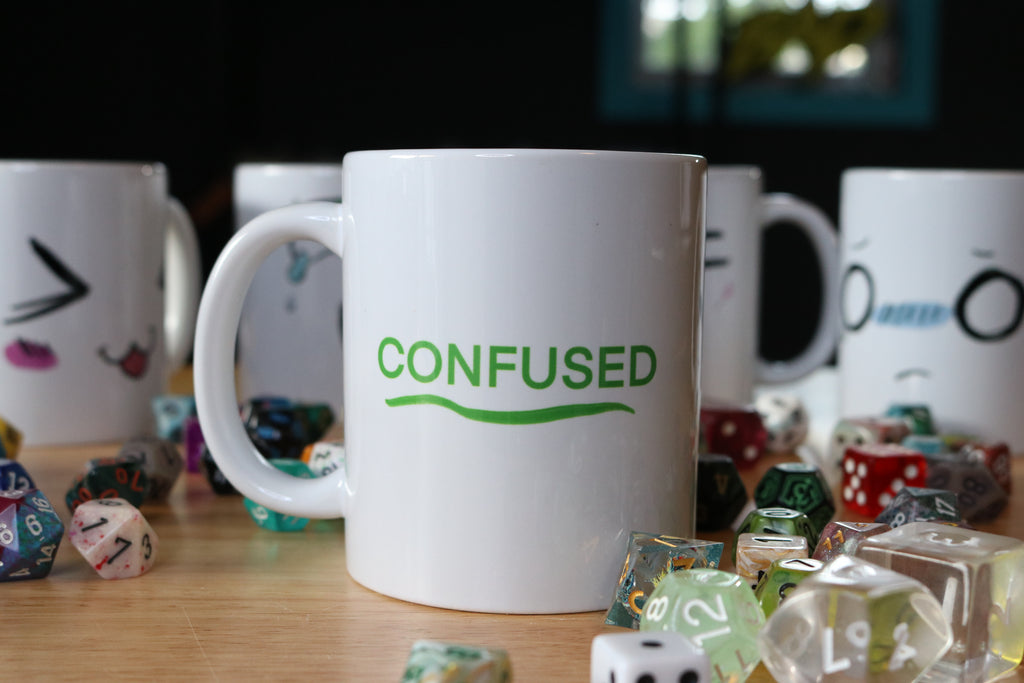Confused — Mood Mug | 11oz Custom Printed