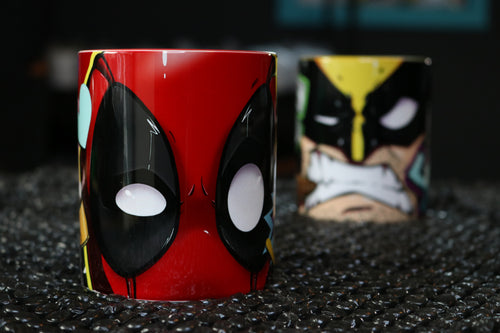 Deadpool & Wolverine Mug Set | 2x 11oz Custom Printed Ceramic Mugs