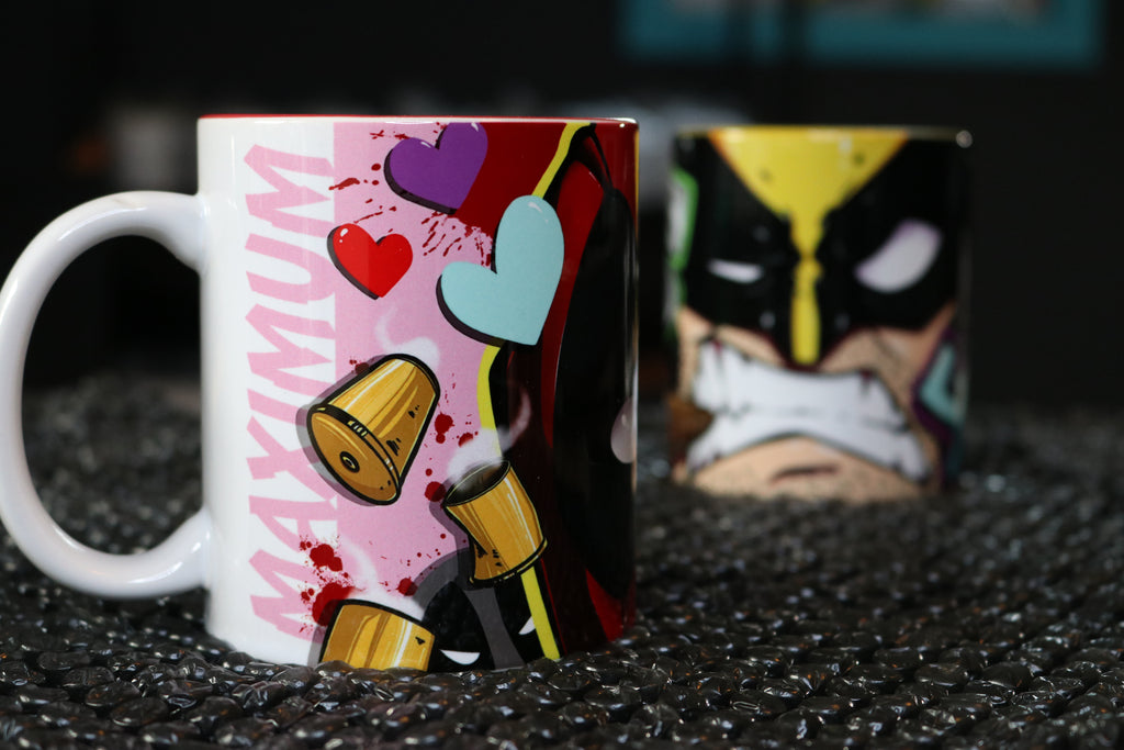 Deadpool & Wolverine Mug Set | 2x 11oz Custom Printed Ceramic Mugs