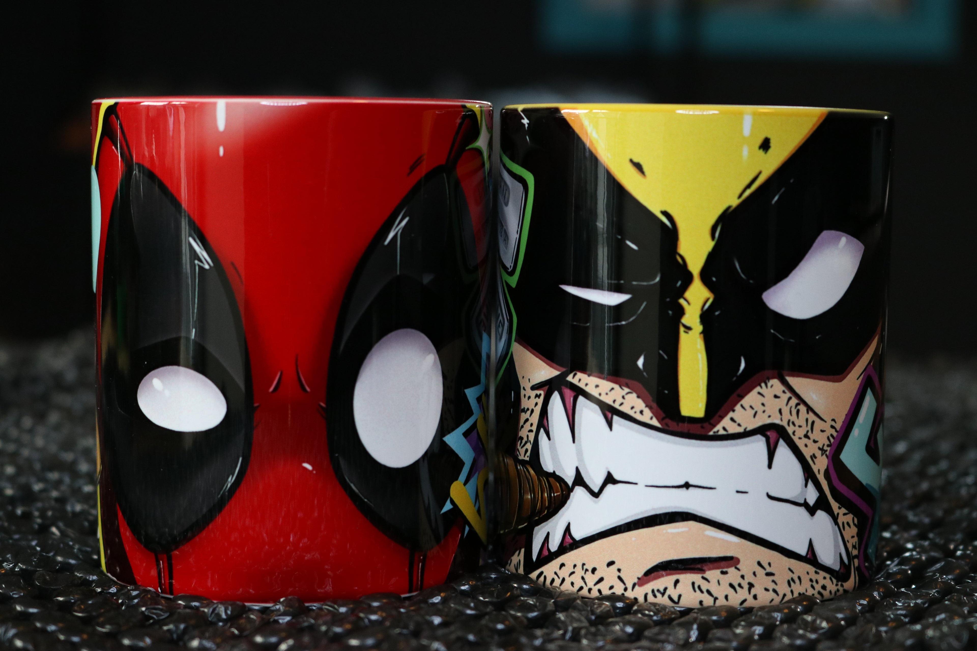 Deadpool & Wolverine Mug Set | 2x 11oz Custom Printed Ceramic Mugs