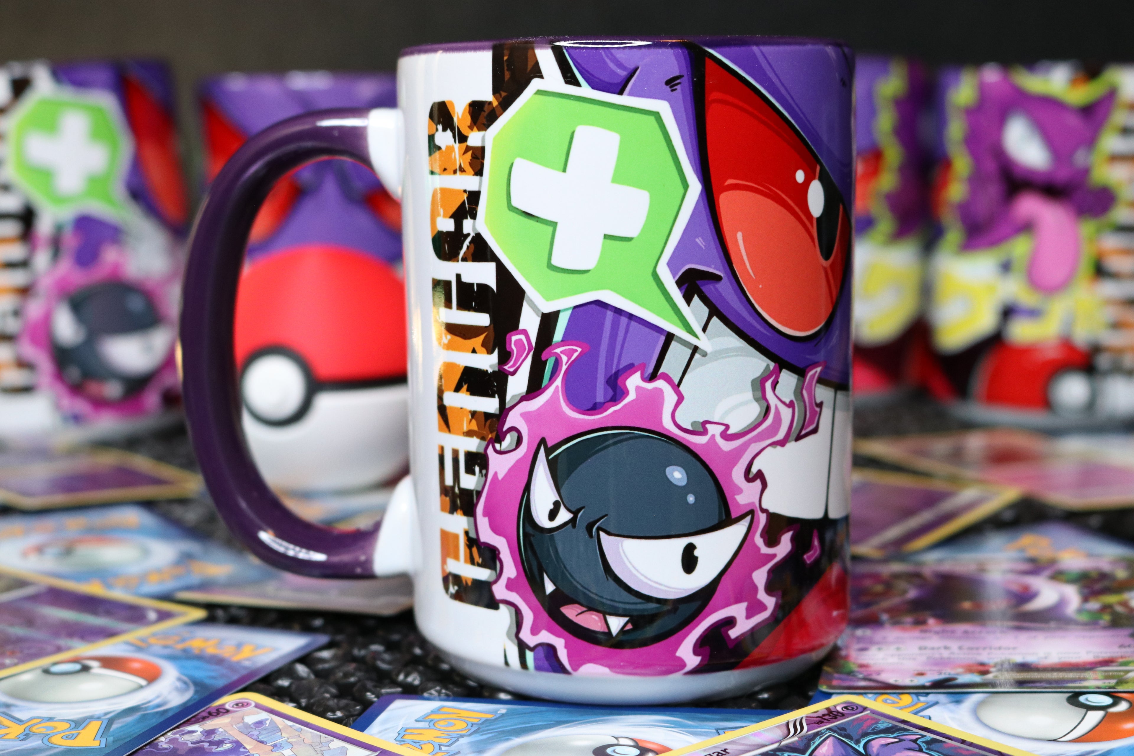 Gengar Pokémon Ceramic Mug – Haunt Your Morning | 15oz Custom Printed