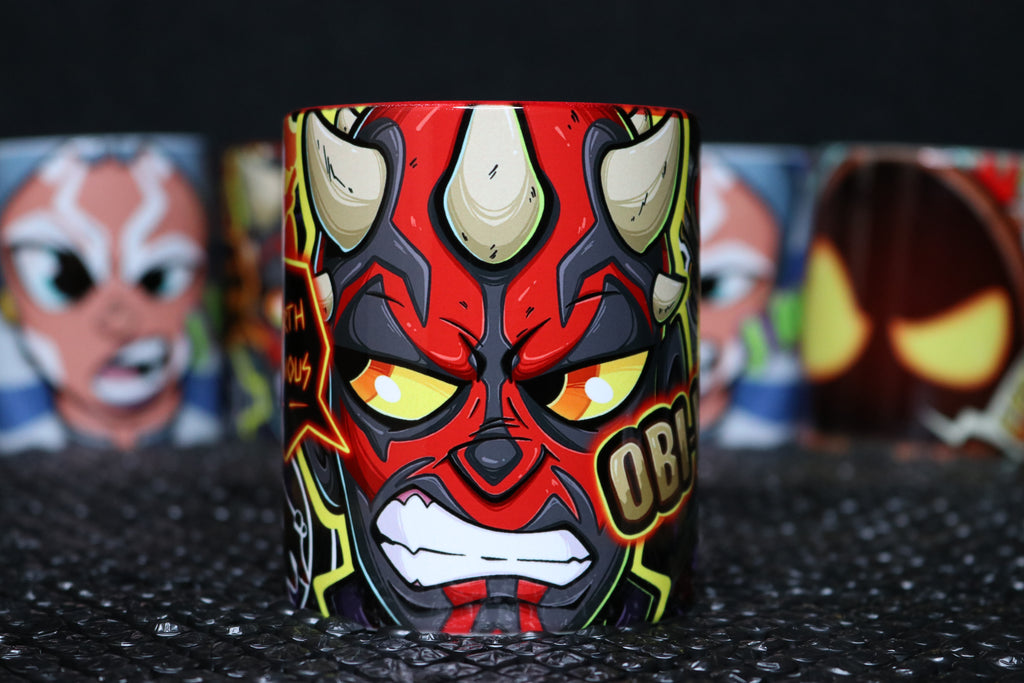 Darth Maul Ceramic Mug – Embrace the Shadow Lord. | 11oz Custom Printed