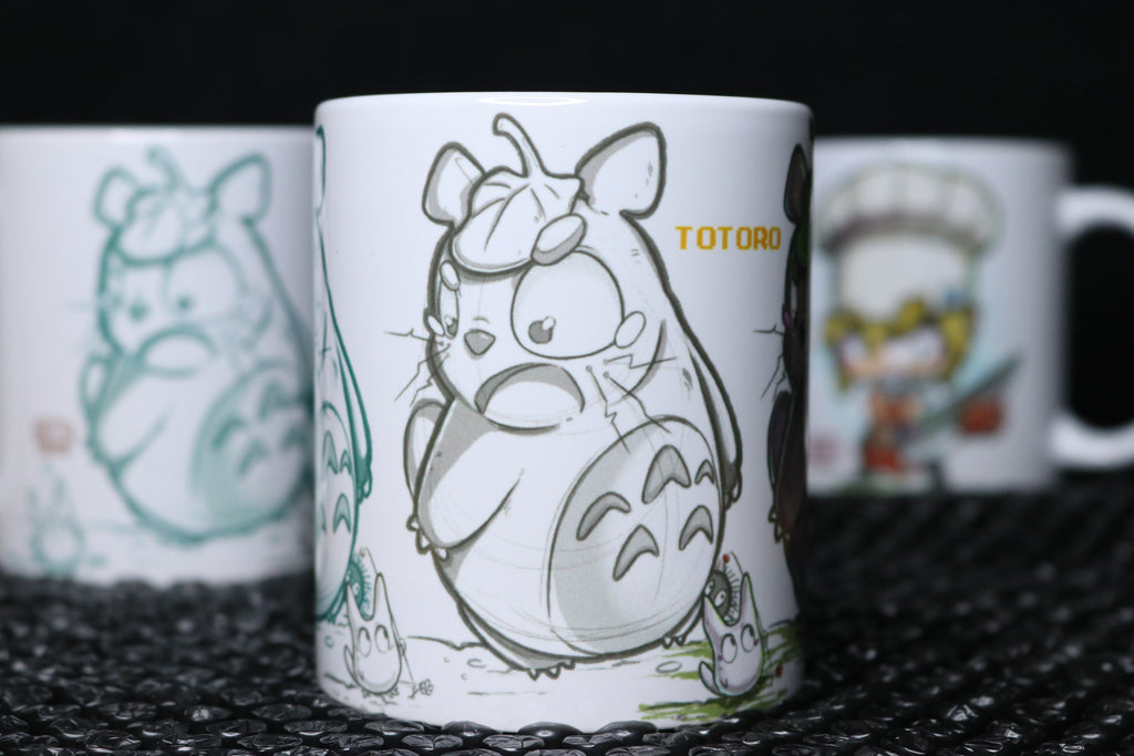 Totoro Chibi Ceramic Mug | 11oz Custom Printed