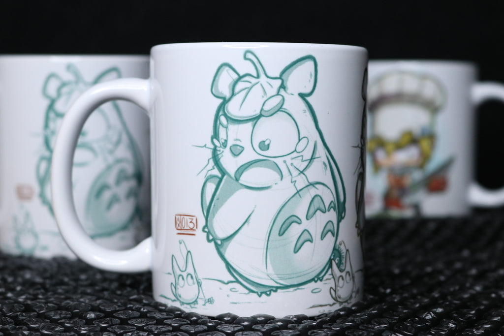 Totoro Chibi Ceramic Mug | 11oz Custom Printed