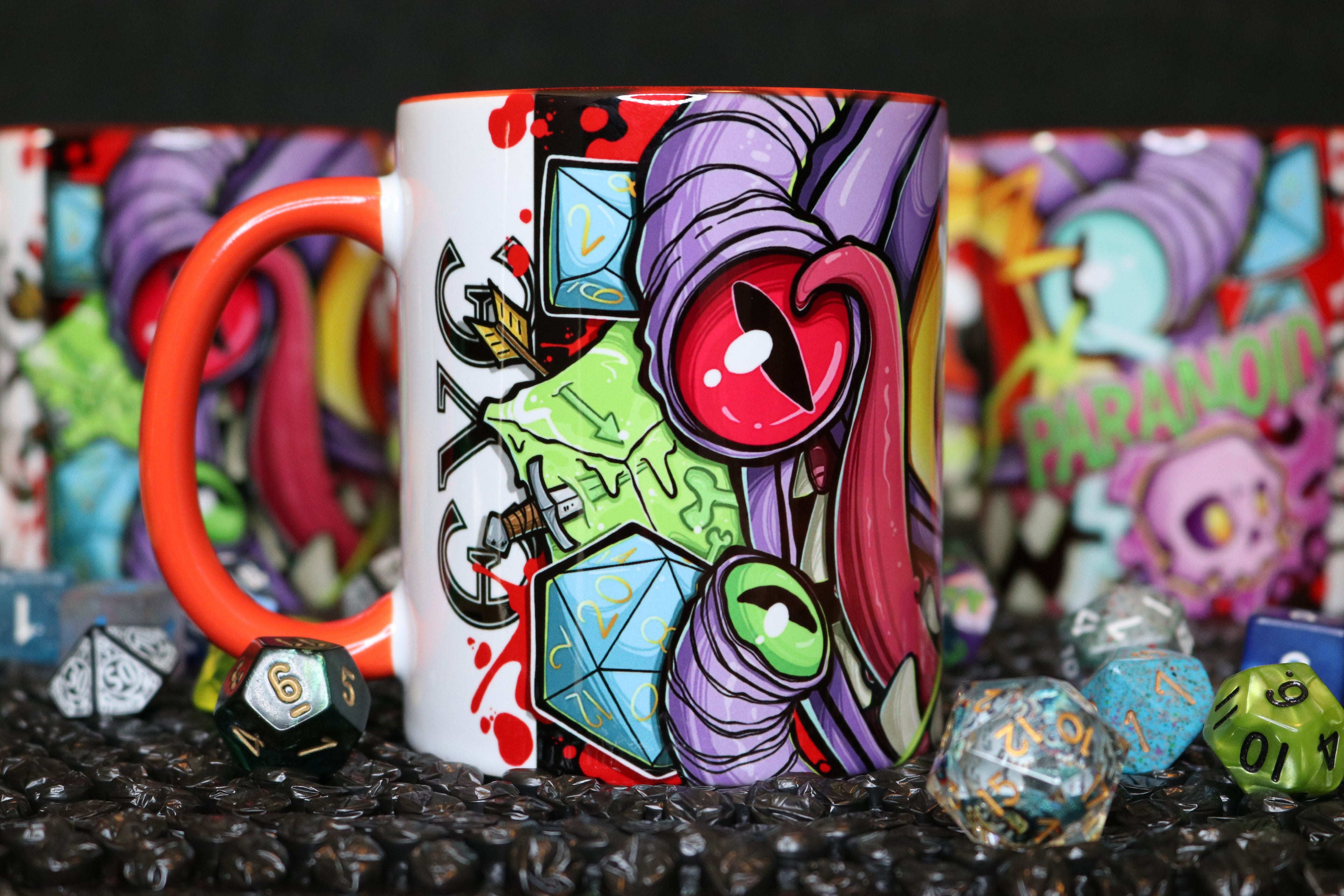 Beholder, Eye Tyrant Ceramic Mug – All Eyes on Your Morning | 11oz Custom Printed