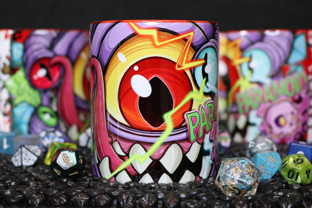 Beholder, Eye Tyrant Ceramic Mug – All Eyes on Your Morning | 11oz Custom Printed