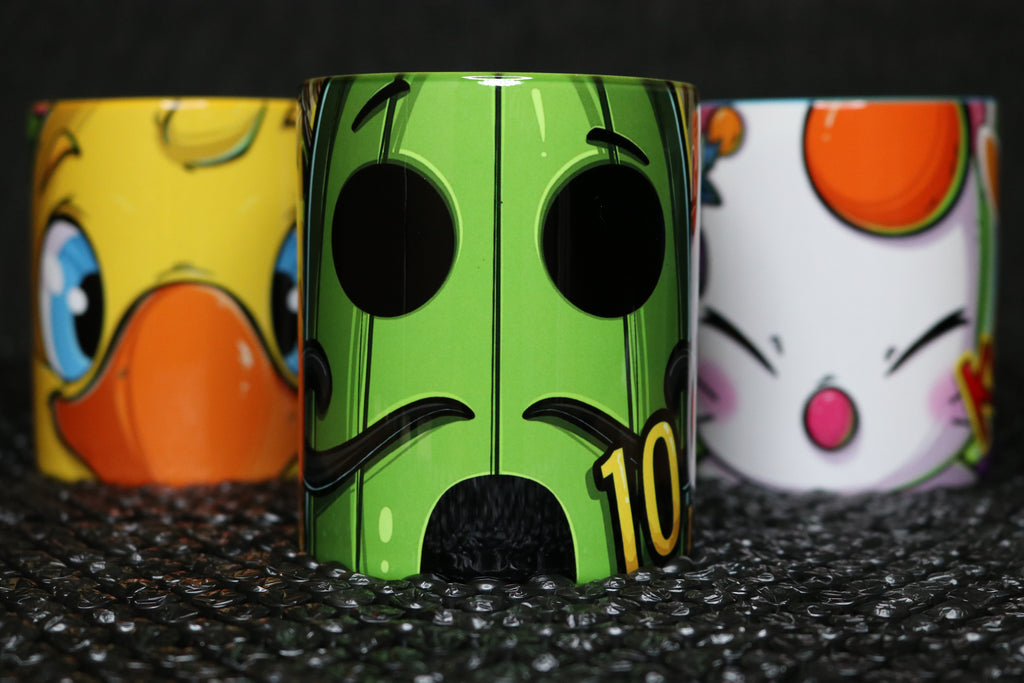 Final Fantasy Cactuar Ceramic Mug – 10,000 Needles! | 11oz Custom Printed