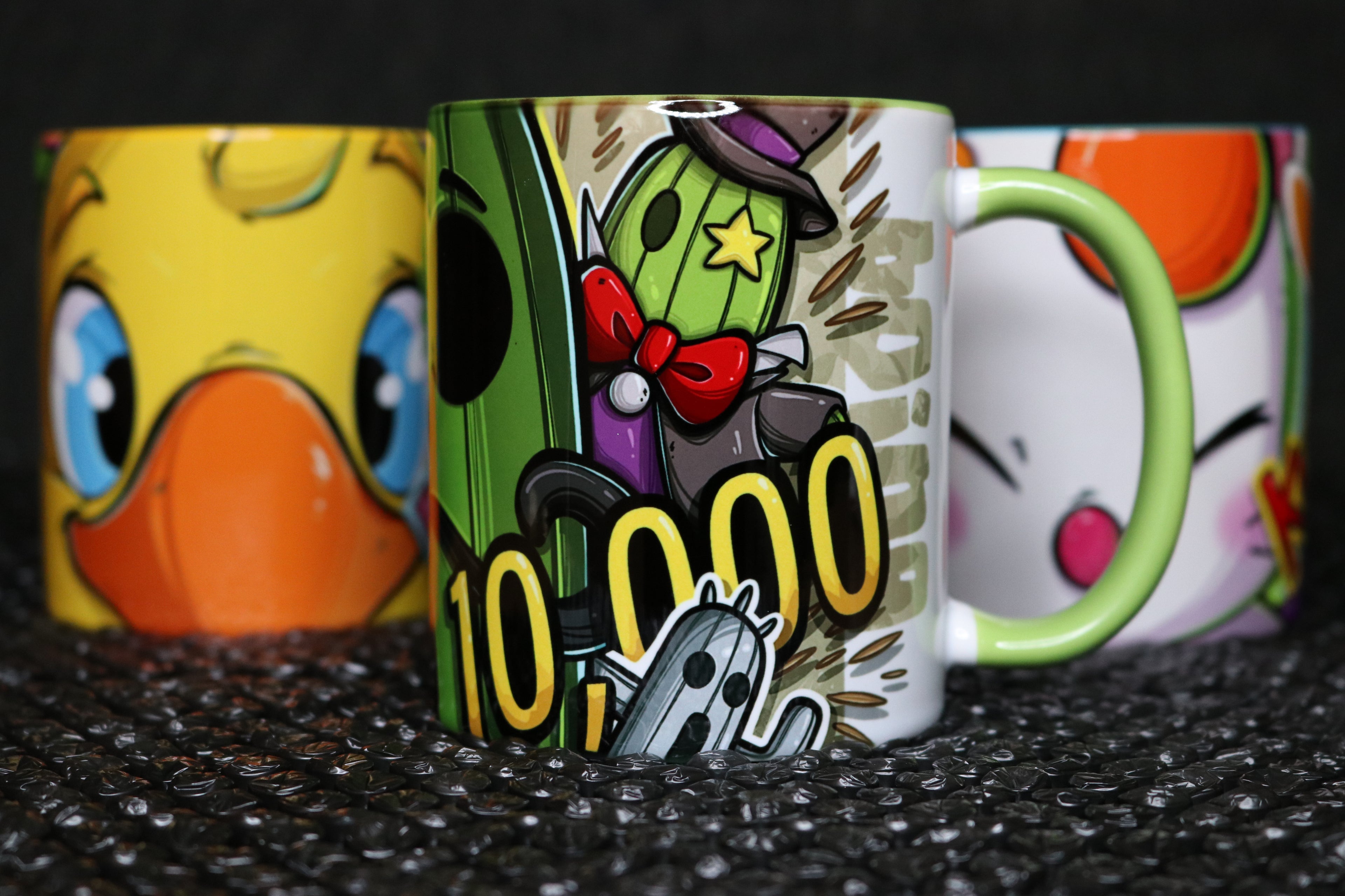 Final Fantasy Cactuar Ceramic Mug – 10,000 Needles! | 11oz Custom Printed